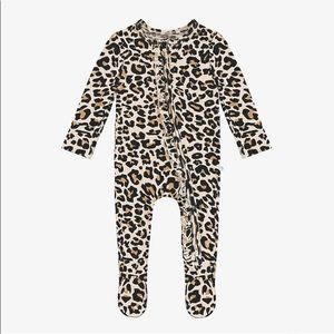 Posh Peanut Leopard Onesie NB